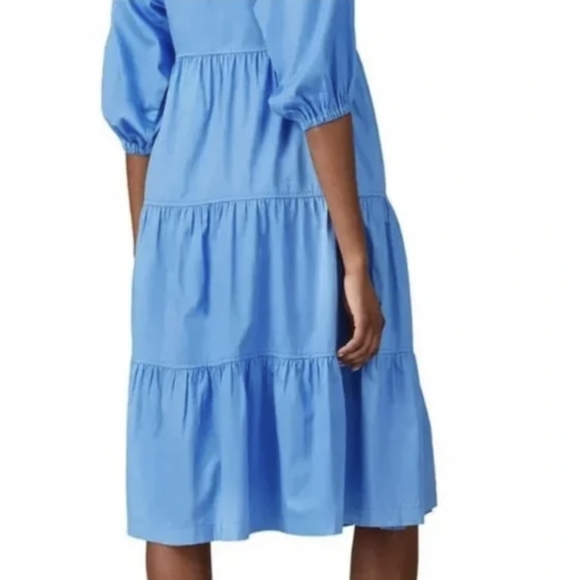 SWEET BABY JAMIE MIDI BLUE DRESS - Picture 2 of 4